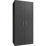 möbelando freiraum Mehrzweckschrank 70 x 185 x 40 cm Grau