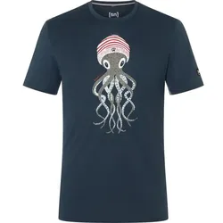 Super.Natural M Octopussy Tee blueberry/various (W55) XXL