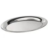 APS Tablett KAFFEEHAUS silber oval 20,0 x 14,5 cm