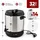 Proficook Einkochautomat 1283 6 l Schwarz/Silber
