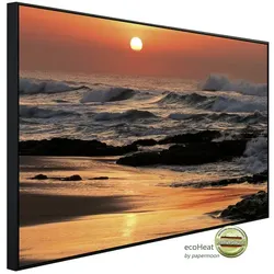 papermoon Infrarotheizung »EcoHeat - Seelandschaft bei Sonnenaufgang«, Matt-Effekt - bunt