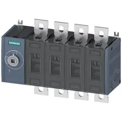 Siemens 3KD44400PE100 Lasttrennschalter 500A, Baugr. 3, 4-polig Frontantrieb links Grundgerät
