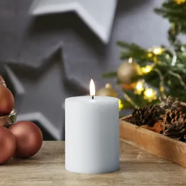 uYuni LED Kerze THEA 10 cm 7,8 cm weiß