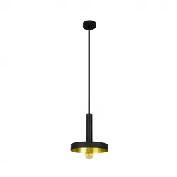 whizz, pendelleuchte aus zweifarbigem metall, faro barcelona