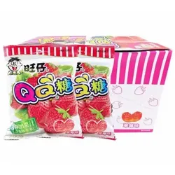 Want Want WW QQ Bonbons mit Erdbeergeschmack 70g*10