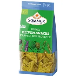 Sommer Oliven-Snacks Kräuter der Provence Dinkel bio