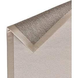 DEKOWE Teppich DEKOWE "Naturana Panama", beige (natur), B:80cm H:8mm L:150cm, Kunstfaser, Teppiche, Teppich, Flachgewebe, meliert, Sisal-Optik, mit Bordüre, Wohnzimmer