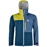 Ortovox 3L Ortler Jacket Men - Hardshelljacke - S - petrol blue