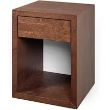 woodek Nachtschrank HUGO 30 x 30 x 39 cm Braun