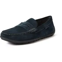 Geox Jungen J New Fast Boy A Mokassins, Navy, 33 EU