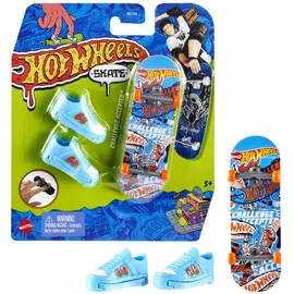 Hot Wheels Skate Fingerboard + Shoe, sortiert