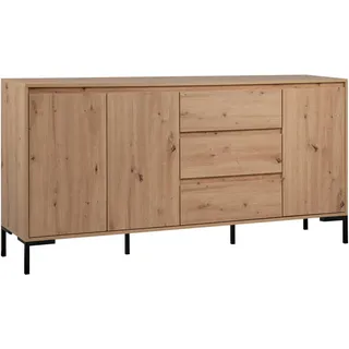 Finori Sideboard Eiche Artisan Nachbildung B/H/T: ca. 170x87x40 cm, - Eiche