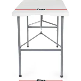 Wiltec Campingtisch klappbar 122x60x75 cm