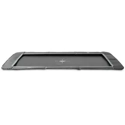 EXIT InTerra ebenerdige sports Trampolin 214x305cm - schwarz