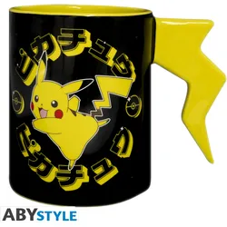POKEMON Tasse 3D Griff Pikachu lightening