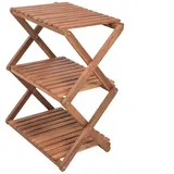 deluke VIKTOR Pflanzenregal 30 x 58,5 x 46 cm Braun