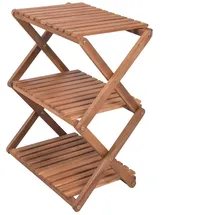 deluke VIKTOR Pflanzenregal 30 x 58,5 x 46 cm Braun