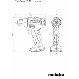 Metabo PowerMaxx BS 12 Set 601036870
