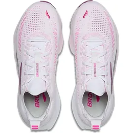 Brooks Glycerin Flex Damen White/Cyber Pink/Argyle 39