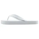 Giorgio Armani Armani Exchange Woman's Cooper, Essential, Printed logo,Flip-Flop Op. white+ black,38