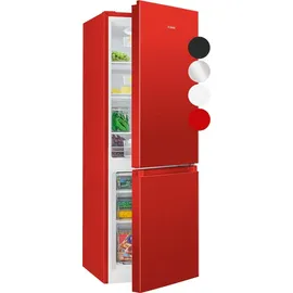 Bomann KG 320.2 Kühl-Gefrierkombination (175 l, 1430 mm hoch, Rot)