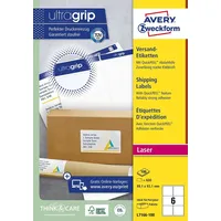 Avery Zweckform L7166-100 Versandetiketten/Versandaufkleber (600 Etiketten mit ultragrip, 99,1x93,1mm