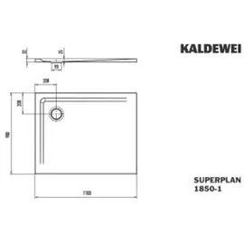 Kaldewei SUPERPLAN 1850-1