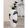 Casablanca modernes Design Casablanca Deko Vase groß Bodenvase - Vase XXL mit Koi Fischmotiv - Blumenvase aus Kunstharz - Dekoration Wohnzimmer Farbe: Weiß Schwarz Höhe 73 cm