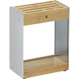 WMF Transparenter FlexTec Messerblock Bambusholz und Edelstahl unbestückt