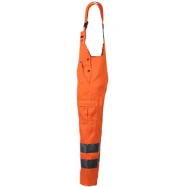 Planam Warnschutz Latzhose uni orange