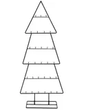 Spetebo Design Metall Tannenbaum schwarz 100 cm
