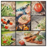 Home fashion Home Fashion®, Tasty Barbecue Lunch-Servietten aufgefaltetes Maß