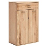 Linea Natura Schuhschrank Eichefarben - holzfarben ¦ Maße (cm): B: 65 H: 102 T: 38