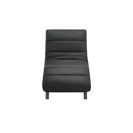 Ravensberger Werkstätten Relaxliege Swing Leder 65 x 95 x 171 cm Schwarz mit Kopfteil