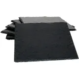 6er Set Schieferplatte 17x17 cm - 23464639