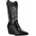 VAN HILL Damen Cowboystiefel in Schwarz,