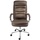 TPFLiving bequemer XXL Bürostuhl Chefsessel XXL belastbar bis 210 kg, braun | Wippfunktion + Fixierfunktion | stabile Castor Rollen - Braun