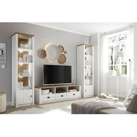 Home Affaire Wohnwand Beauvais, (Set, 3-St) weiß