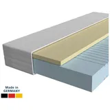 AM Qualitätsmatratzen - Visco-Matratze 140x200 H2 | Hochwertige Matratze mit Viscoauflage | 20 cm Höhe | Germany | 140 x 200 cm