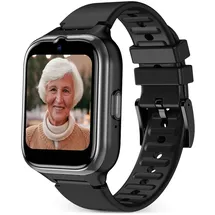 SPC Smartee 4G Senior BT 1,7 Zoll Kunststoffgehäuse schwarz Sportarmband schwarz One Size