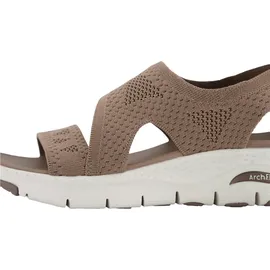 SKECHERS ARCH FIT - BRIGHTEST DAY Beige Sandal Gr. 43