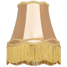 QAZQA Lampenschirm Aus Stoff Gold 30/18/26 - Granny