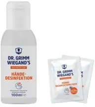 DR. GRIMM WIEGAND`S Händedesinfektion, 80% Ethanol 1 Set