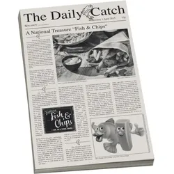 APS Snackholder Wachspapier, Dekor: Zeitung