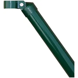 Hadra Streben inkl. 40 Schelle grün-besch. 34x2000 mm