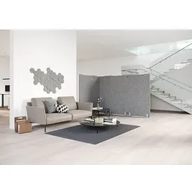 Hammerbacher Akustik-Trennwand, grau 100,0 x 180,0 cm, 1 St.