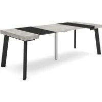 SKRAUT HOME Ausziehbarertisch, 222x90x73cm, Für 10 Gäste, Hölzerne Beine,