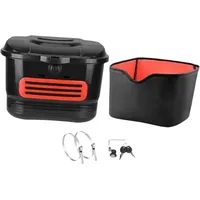 rockible Fahrradkorb Vorne Hinten Fahrräder Gepäckträger mit Schloss und Schlüssel Aufbewahrungskorb für Erwachsene Fahrräder, mit Innentasche