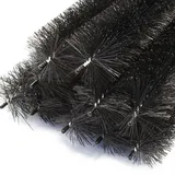 Wiltec Dachrinnenbürste 12 m 10x120 cm Ø 10,5 cm zum Laubschutz, Marderschutz, Vogelschutz 10 Stück