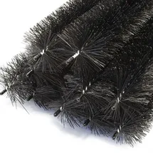 Wiltec Dachrinnenbürste 12 m 10x120 cm Ø 10,5 cm zum Laubschutz, Marderschutz, Vogelschutz 10 Stück